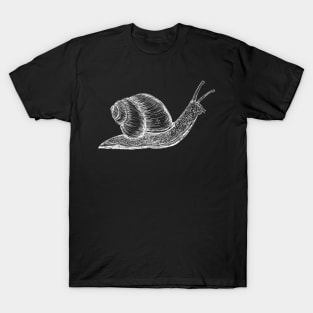 white snail T-Shirt